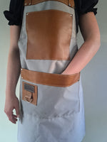 Load image into Gallery viewer, Osonjiva Canvas and Leather Apron Type A
